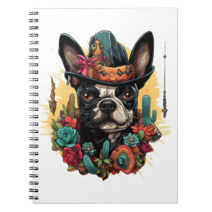 Grappig Frans Bulldog Art Classic T-shirt Notitieboek
