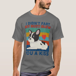 Grappig Frans Bulldog dat ik niet met m'n buik heb T-shirt