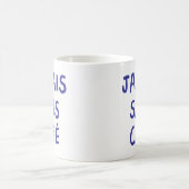 Grappig Frans Jamais Sans Café Koffie Quote Graphi Koffiemok (Center)