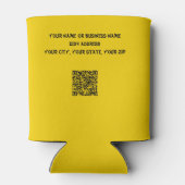 Grappig Frazzled dame bakker cartoon Blikjeskoeler (Achterkant)