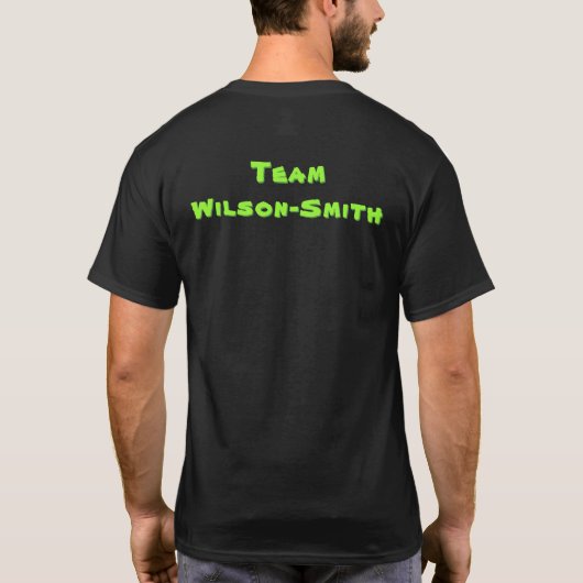 Grappig Fruit Custom Naam Matching Running Couples T-shirt (Achterkant)