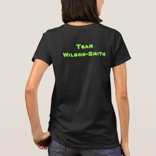 Grappig Fruit Custom Naam Matching Running Couples T-shirt (Achterkant)