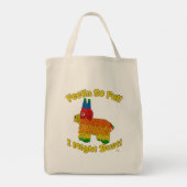 Grappig Full Pinata Cartoon Party Time Epic Joy Tote Bag (Achterkant)