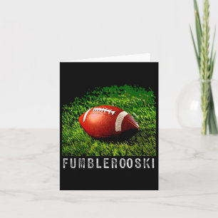 Grappig Fumblerooski Football is Life Athlete Spor Kaart