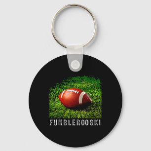 Grappig Fumblerooski Football is Life Athlete Spor Sleutelhanger