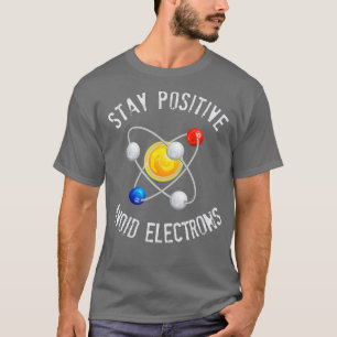 Grappig Fysicus Cadeau Idee Wetenschap Atoom Kwant T-shirt