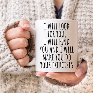 Grappig Fysiotherapeut Afstudeerder, ik zal voor u Koffiemok