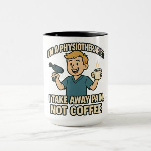 Grappig Fysiotherapeut Koffie Lover Design Mok