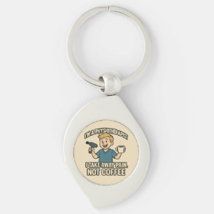 Grappig Fysiotherapeut Koffie Lover Design Sleutelhanger