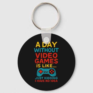Grappig gamer citaat grafische tee heren jongens t sleutelhanger