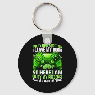 Grappig gamer shirt voor jongens mannen tiener cad sleutelhanger