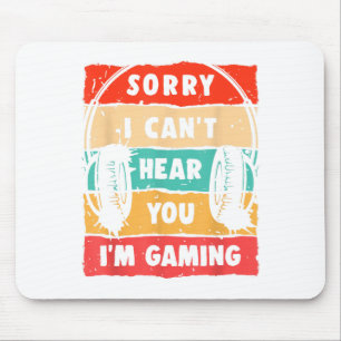 Grappig Gamer Shirt voor Tiener Jongens Mannen Vid Muismat
