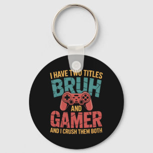 Grappig gamer videogames voor jongens Brother S Sleutelhanger