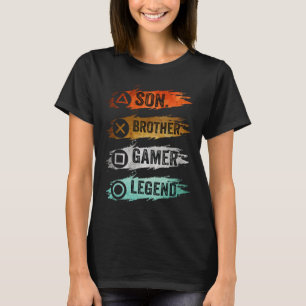 Grappig gamer videogames voor jongens Brother S T-shirt