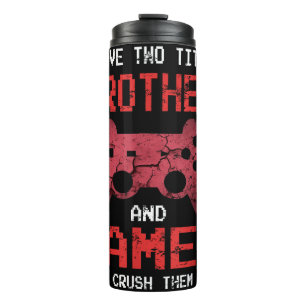 Grappig gamer videogames voor jongens Brother Thermosbeker