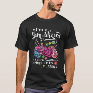 Grappig garen Tovenaar T-shirt voor dames of meisj