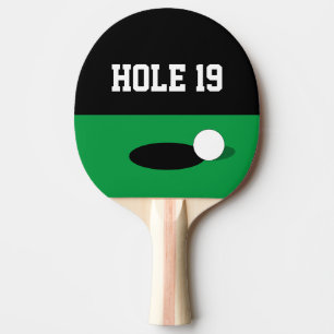 Grappig gat 19 golftafel tennis ping pongpeddel tafeltennisbatje
