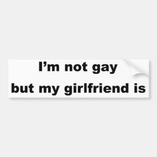 Grappig Gay Slogan! Bumpersticker