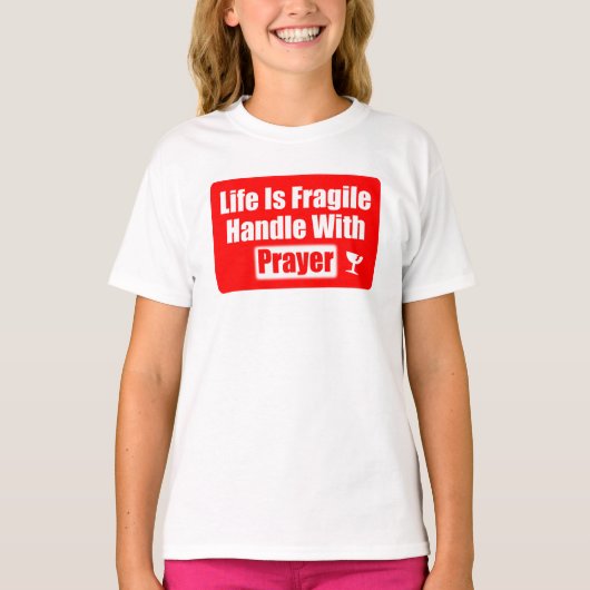 Grappig Gebed T-shirt (Voorkant)