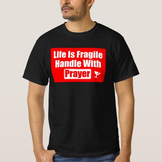 Grappig Gebed T-shirt (Voorkant)