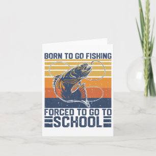 Grappig geboren om te gaan Gevist om naar school t Kaart