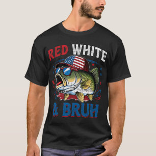 Grappig Geboren Om Te Gaan Vissen Baars Visser Jon T-shirt