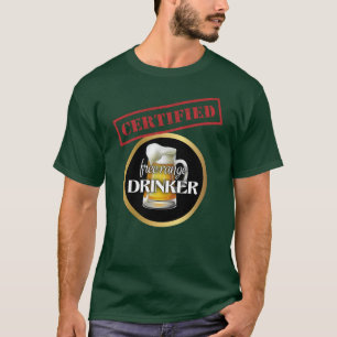 Grappig Gecertificeerd Gratis Range Drinker T-shirt