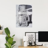 Grappig gedicht nog levenstuinkunst poster (Thuiskantoor)