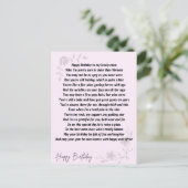 Grappig Gedicht voor Moeder Briefkaart (Staand voorkant)