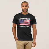 Grappig gedoe - AMERIKA, F*CK YEAH! T-shirt (Voorkant volledig)
