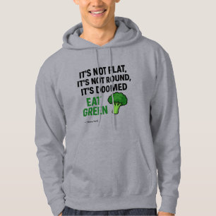 Grappig “Gedoemd, Eet Groen” Aangepaste naam/tek Hoodie