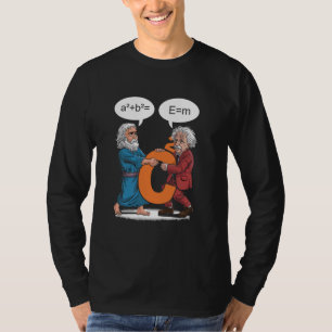 Grappig Geek Outfit Nerd Kostuum Pythagoras vs Ein T-shirt