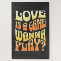 Grappig geel en Oranje typograaf Valentijn