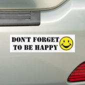 Grappig geel + je rug. en ideeën bumpersticker (Op auto)
