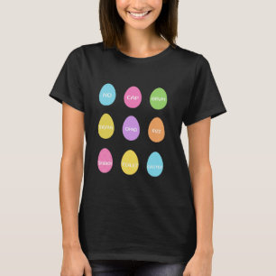 Grappig Geen Dop Rizz Meme Pasen Skibidi Paasei H T-shirt