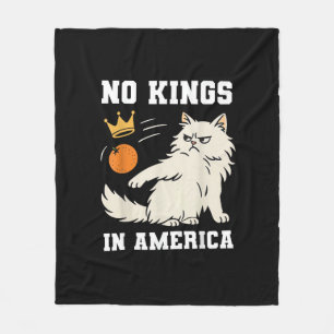 Grappig Geen Koningen in Amerika Retro Klassieke S Fleece Deken