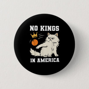 Grappig Geen Koningen in Amerika Retro Klassieke S Ronde Button 5,7 Cm