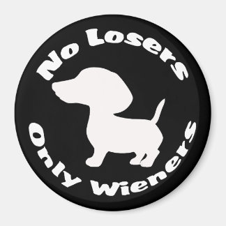 Grappig Geen Losers Alleen Wieners Dachshund Hond Magneet