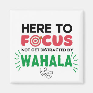 Grappig GEEN WAHALA Focus Magneet
