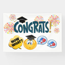 GRAPPIG Gefeliciteerd Afstuderen Spandoek