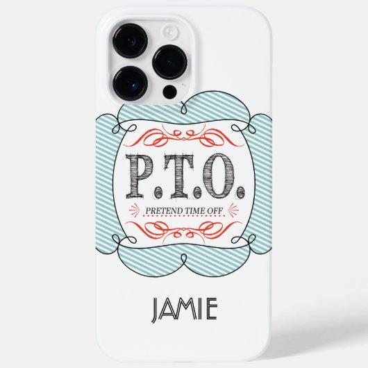 Grappig Gefeliciteerd, gepromoot om tijd uit te st Case-Mate iPhone Case (Achterkant)