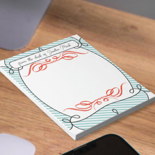 Grappig Gefeliciteerd, gepromoot om tijd uit te st Notitieblok