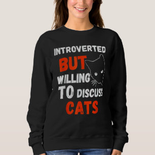 grappig geïntroverteerd maar bereid om katten te b trui