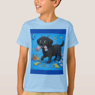 Grappig Geiten Hond Eet Alles Kinderen T-Shirt | L