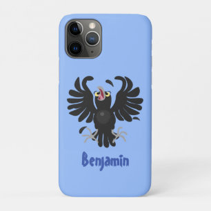 Grappig gekke cartoon-illustratie iPhone 11 pro hoesje