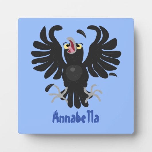 Grappig gekke cartoon-illustratie fotoplaat (Voorkant)