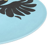 Grappig gekke cartoon-illustratie snijplank (Hoek)