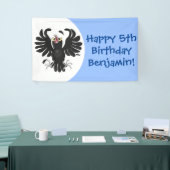 Grappig gekke cartoon-illustratie spandoek (Beurs)