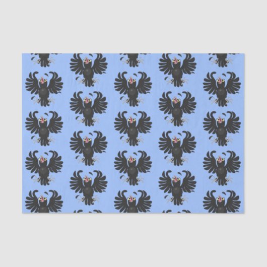 Grappig gekke cartoon-illustratie tissuepapier (Voorkant)