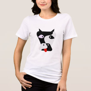 Grappig Gekke Koe Shirt